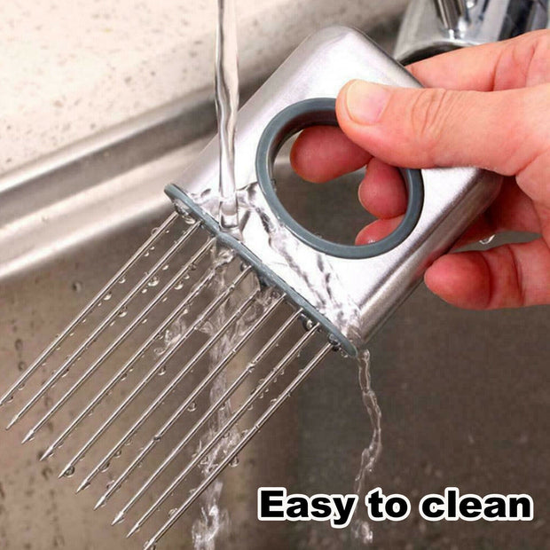 Vegetable Holder Slicer Stainless Steel Cutter