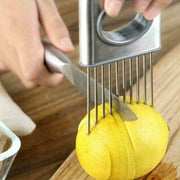 Vegetable Holder Slicer Stainless Steel Cutter