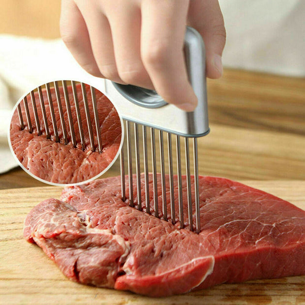 Vegetable Holder Slicer Stainless Steel Cutter